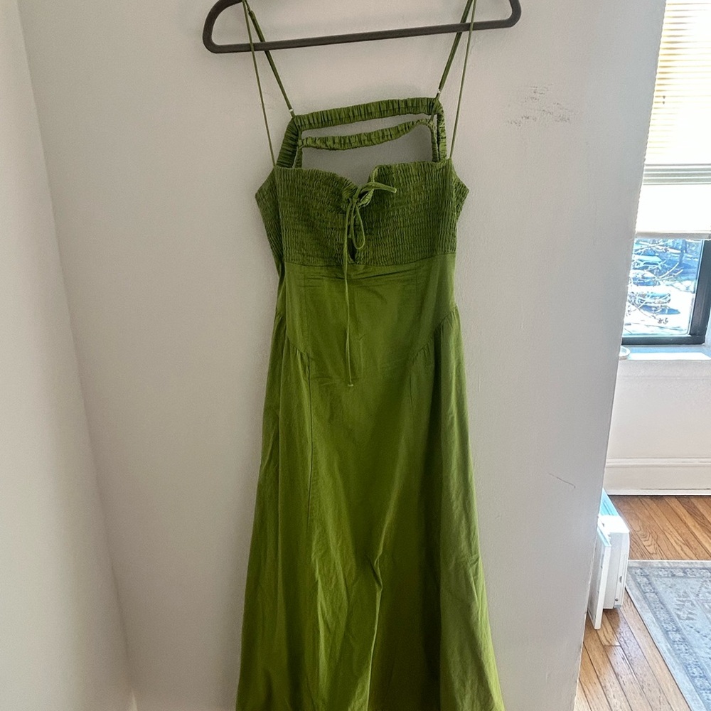 Free People Green Fifi midi dress - Picture 3 of 5